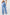 Light Blue Stud Detail Wide Leg Jeans