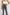 Side Eyelet Lace Up Detail - Straight - Denim Jeans
